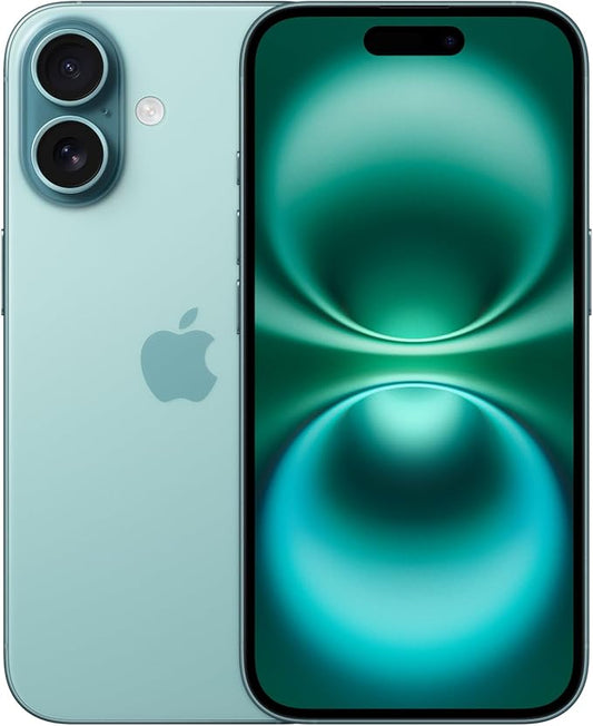 iPhone 16 Telefono 5G con Controllo fotocamera, chip A18; Azzurro