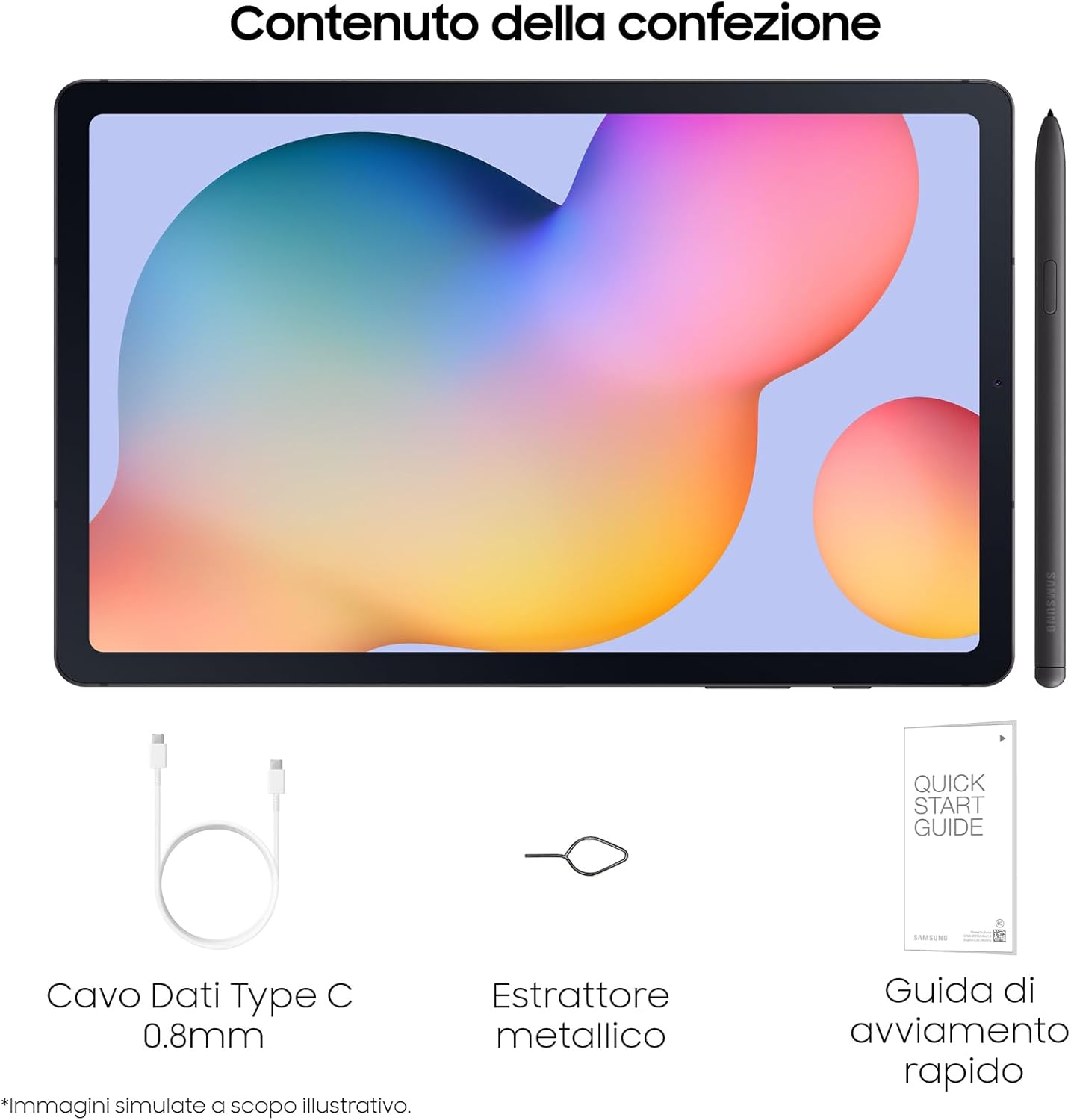 Samsung Galaxy Tab S6 Lite (2024) – 10.4", S Pen, 4GB RAM, 128GB