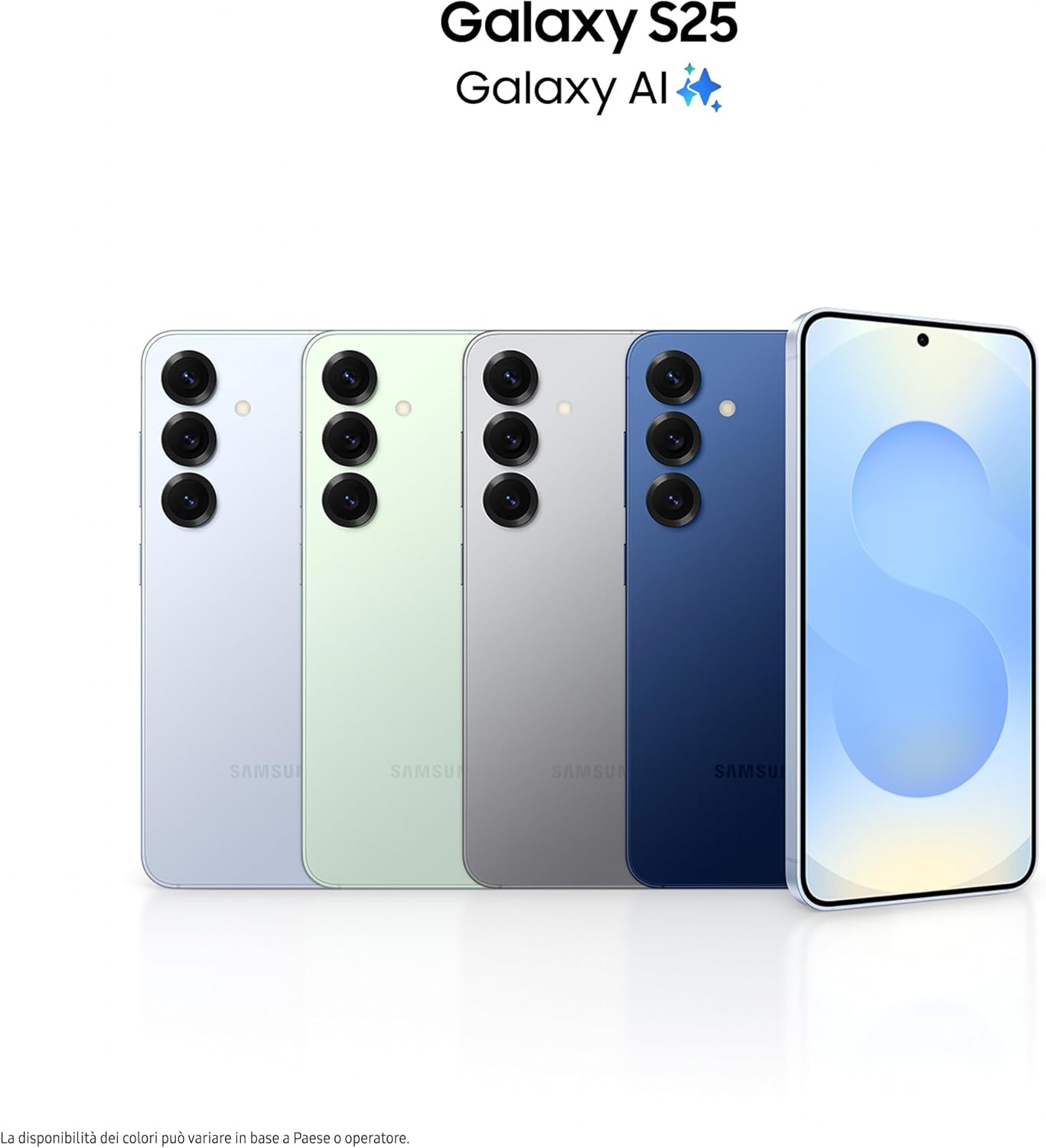 Samsung Galaxy S25 – 6.2", 12GB RAM, 256GB, Icy Blue