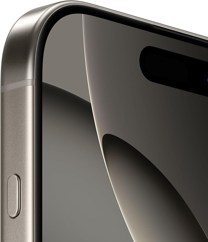iPhone 16 pro Telefono 5G con Controllo fotocamera, Dolby Vision 4K a 120 fps; Titanio Naturale