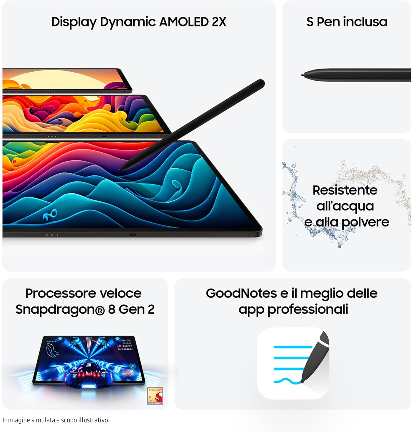 Samsung Galaxy Tab S9+ – 12GB RAM, 512GB SSD, Wi-Fi (2023)