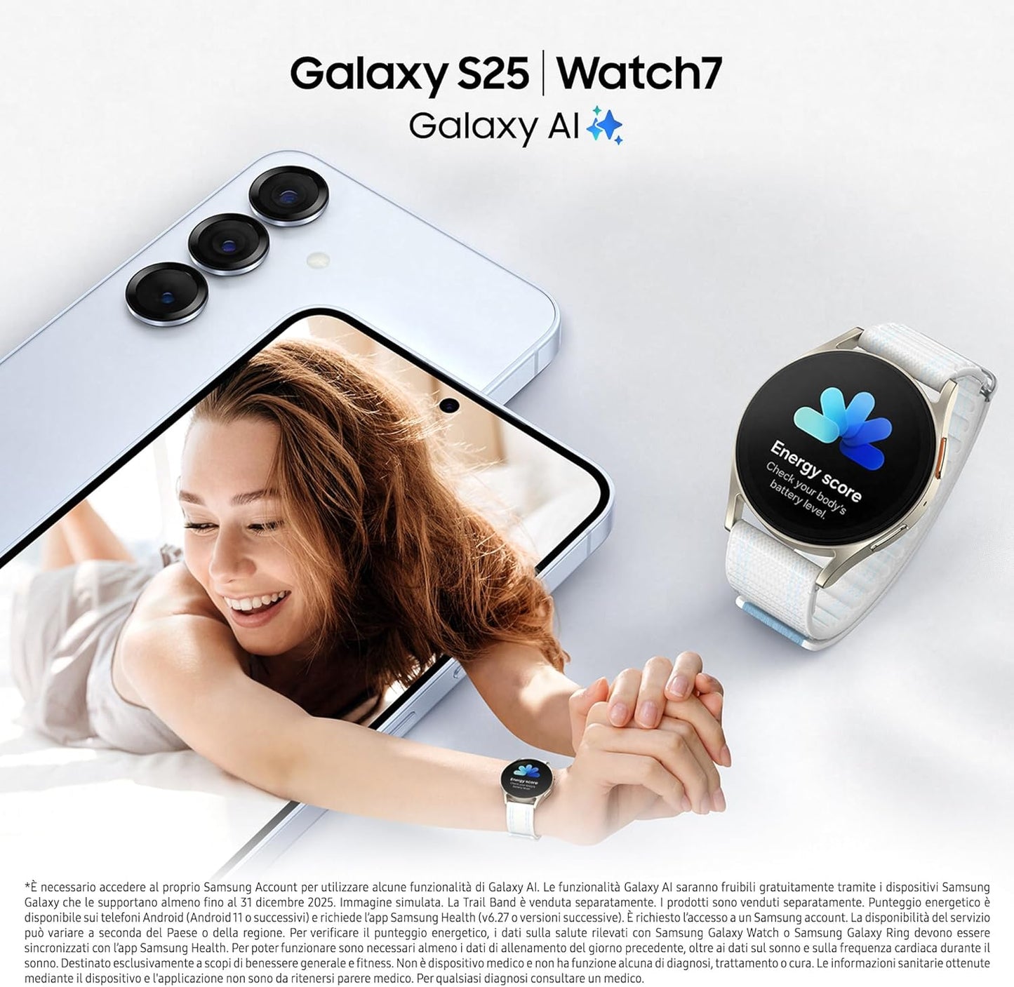 Samsung Galaxy S25 – 6.2", 12GB RAM, 256GB, Icy Blue