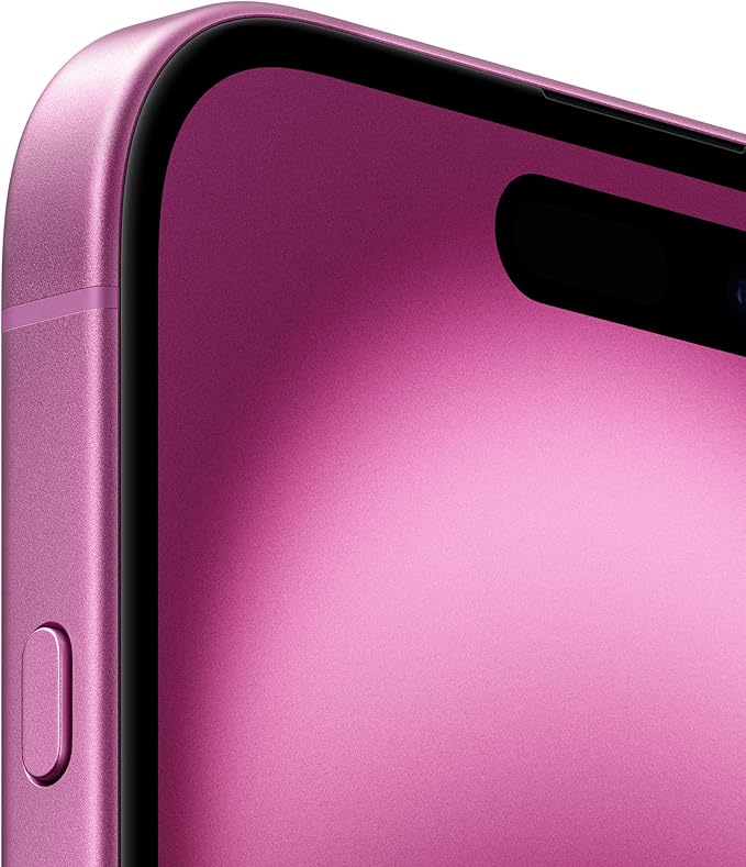 iPhone 16 Telefono 5G con Controllo fotocamera, chip A18 e tanta autonomia in più. Compatibile con AirPods; rosa
