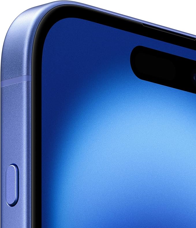 iPhone 16 Telefono 5G con Controllo fotocamera, chip A18; Blu Oltremare