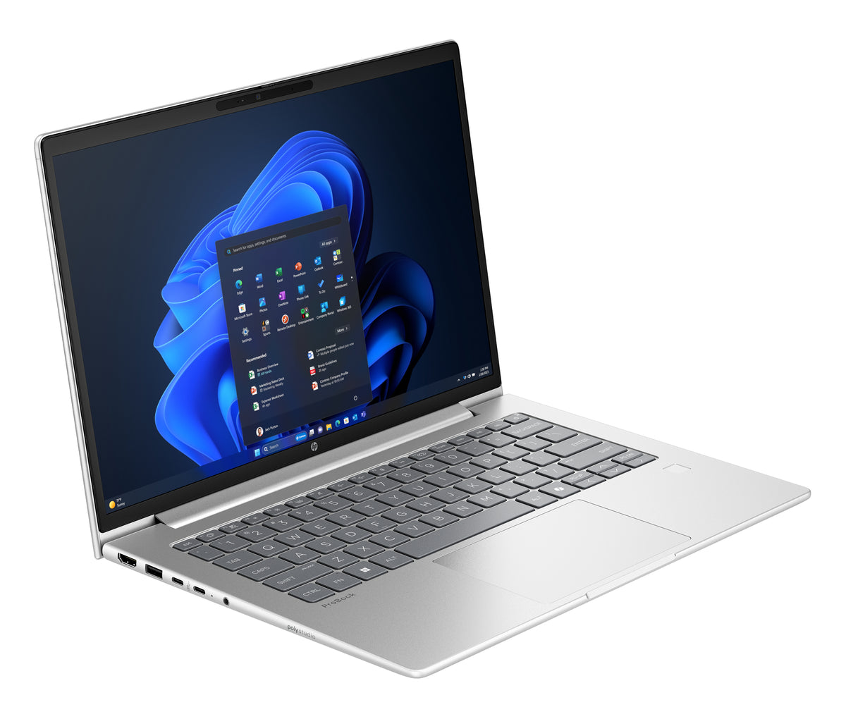 HP ProBook 4 G1ah 14" Ryzen 5 220 – vista laterale destra