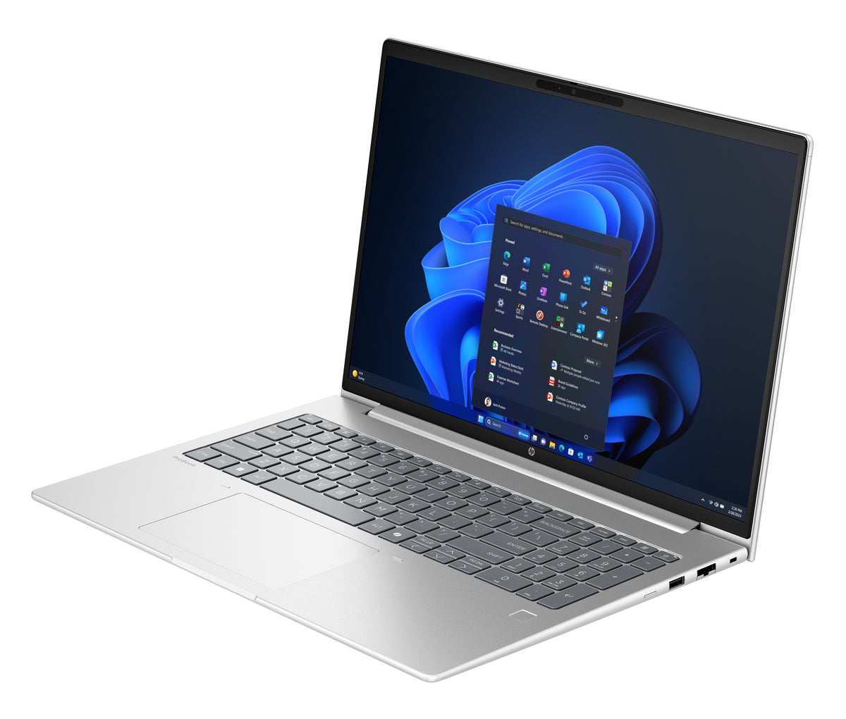 HP ProBook 4 G1ah 16" Ryzen 5 220 – vista laterale sinistra