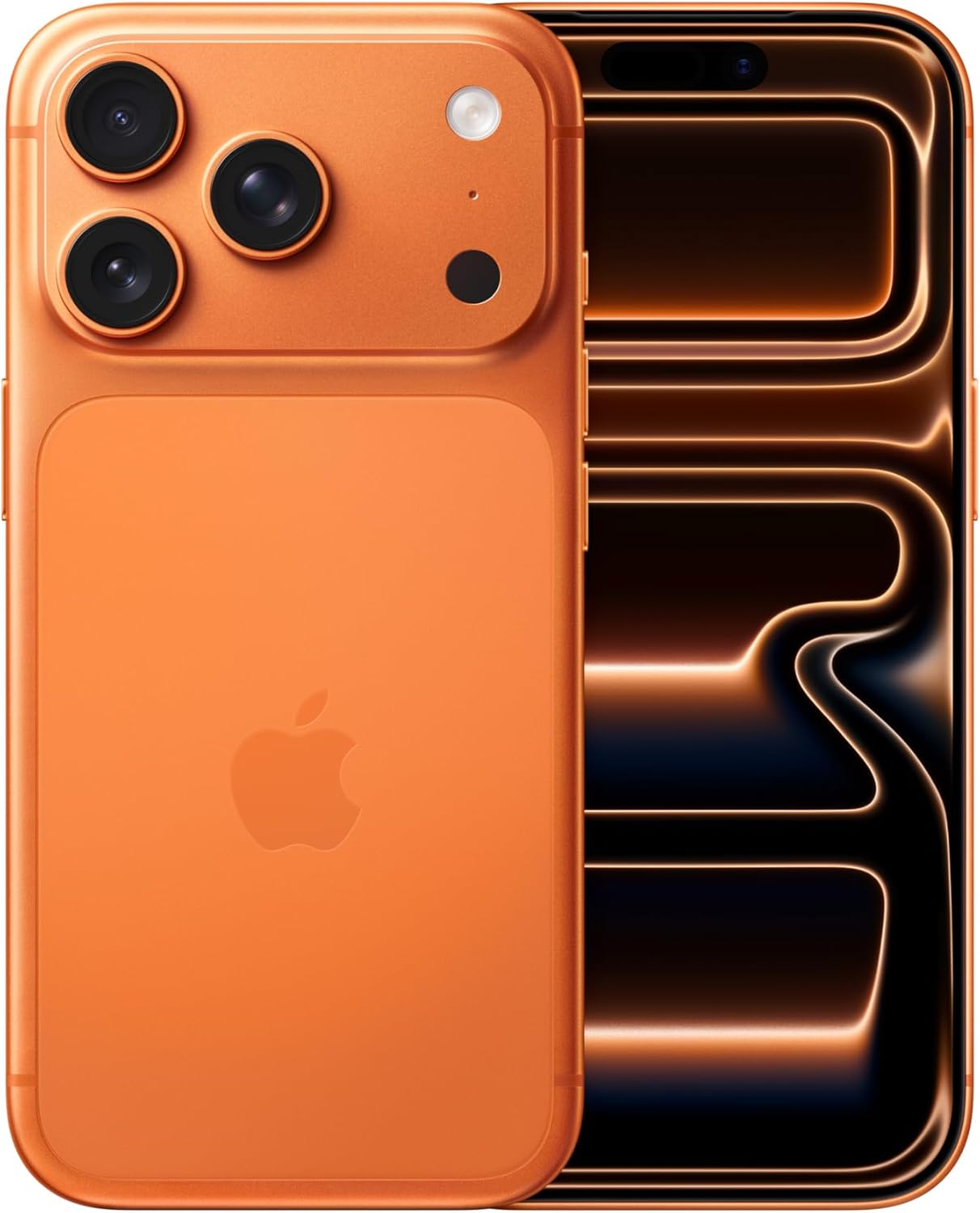 iPhone 17 Pro (6,3") – Chip A19 Pro, Design Unibody, Fotocamere 48MP Cosmic Orange
