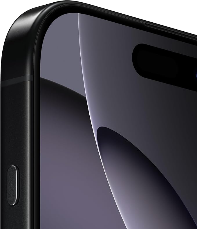 iPhone 16 Pro Telefono 5G con Controllo fotocamera, Dolby Vision 4K a 120 fps; Titanio Nero