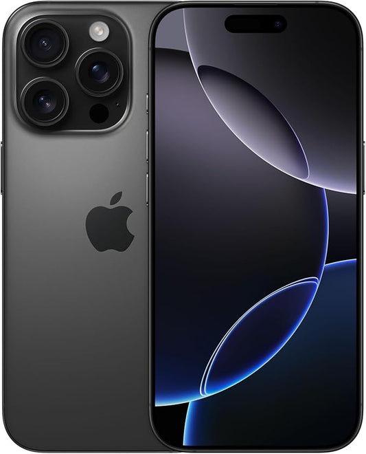 iPhone 16 Pro Telefono 5G con Controllo fotocamera, Dolby Vision 4K a 120 fps; Titanio Nero